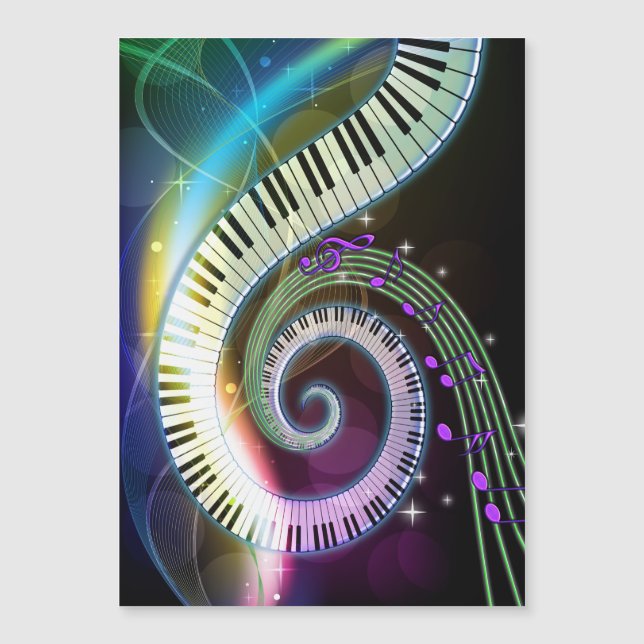 Musik 1 magnetkarte (Vorderseite)