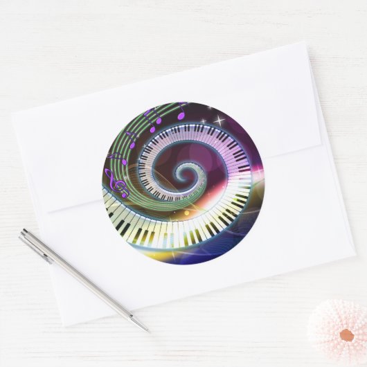 Musik 1 Sticker (Umschlag)