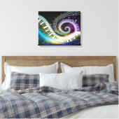 Musik 1 Wrapped Canvas Leinwanddruck (Insitu (Schlafzimmer))