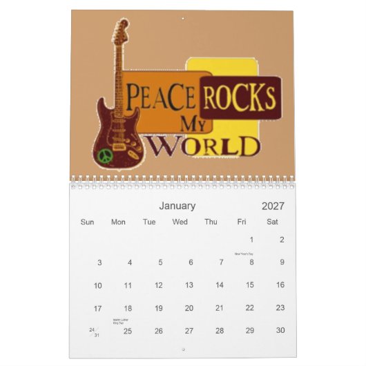 Musik 2007 kalender (Jan 2027)