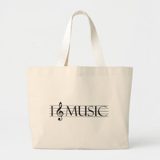Musik 2 des Herzens I Jumbo Stoffbeutel