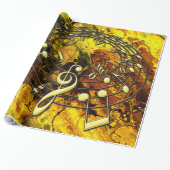 Musik 3A Optionen - Wrapping Paper Geschenkpapier (Ungerollt)