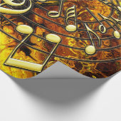 Musik 3A Optionen - Wrapping Paper Geschenkpapier (Ecke)
