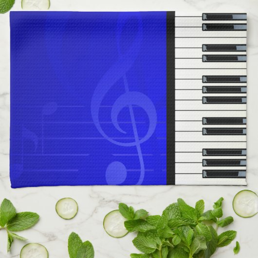 Musik 6 Geschirrtücher (Gefaltet)