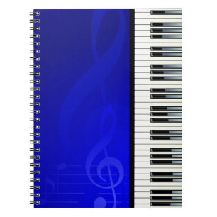 Musik 6 Notizbuch Notizblock