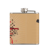 Musik 9 Wrap Flask Flachmann (Rückseite)