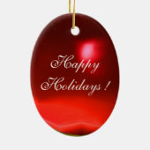 MUSIK ANGEL Ruby Gem stone Keramikornament (Hinten)