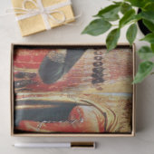 MUSIK ANGELS PARCHMONOGRAMM Ruby Gemstone Seidenpapier (Geschenk)