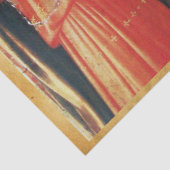 MUSIK ANGELS PARCHMONOGRAMM Ruby Gemstone Seidenpapier (Detail)