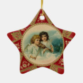 MUSIK ANGELS STAR KERAMIKORNAMENT (Hinten)