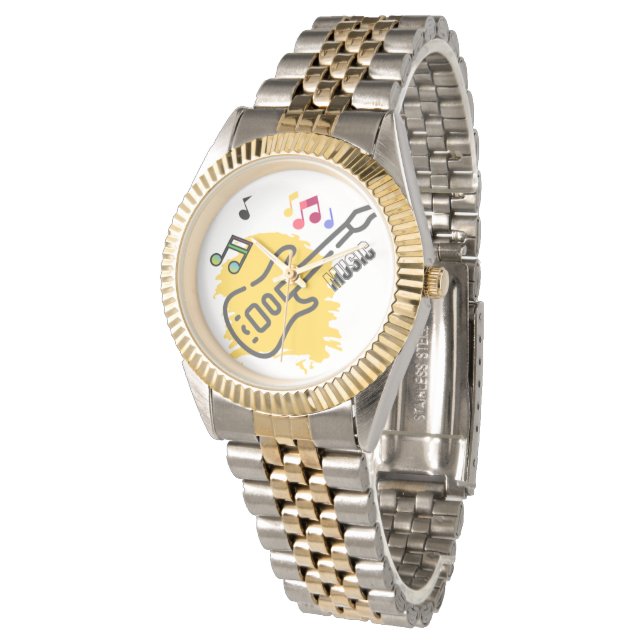 Musik Armbanduhr (Schrägansicht)