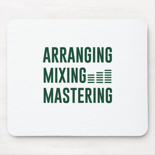 Musik-Arting-Mixing-Mastering Mousepad (Vorne)