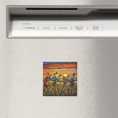 Musik auf der Wiese 1 Magnet (In Situ (Geschirrspüler))