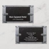 Musik-Ausrüstungsverleih Visitenkarte (Vorne/Hinten)