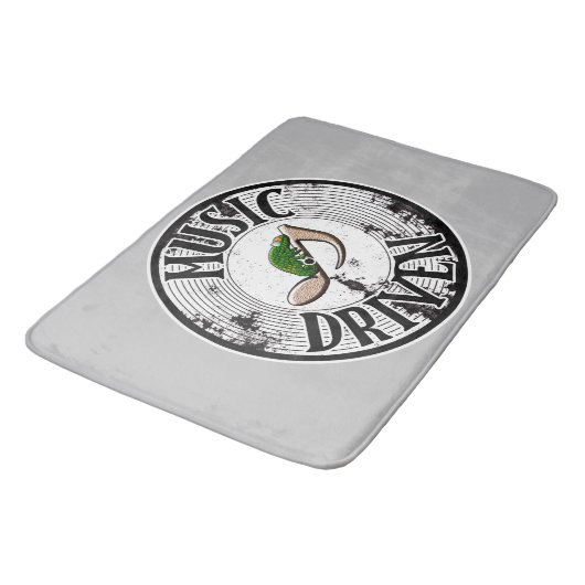 Musik Badematte (Schrägansicht)