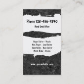 Musik-Band-Kontakt-Karten Visitenkarte (Rückseite)