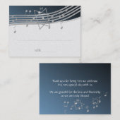 Musik Bar Mitzvah Sitzkarte Platzkarte (Vorne/Hinten)