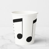 Musik-Beam-Note, Pappbecher (Rechts)