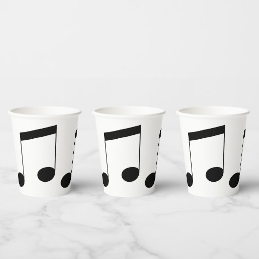 Musik-Beam-Note, Pappbecher (Multi)