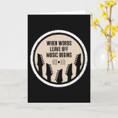 Musik beginnt karte (Gelbe Blume)