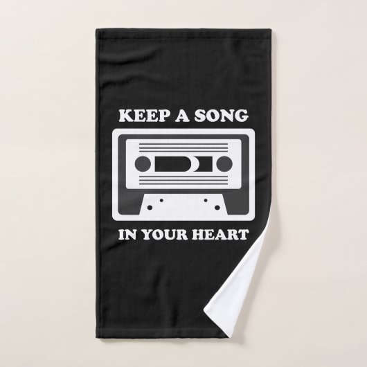 Musik Behalte ein Lied im Herzen Handtuch (Handtuch)