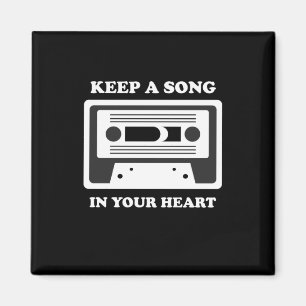 Musik Behalte ein Lied im Herzen Magnet