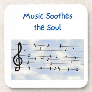 Musik beruhigt das Soul Getränkeuntersetzer