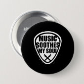Musik beruhigt mein Soul Button (Vorne & Hinten)