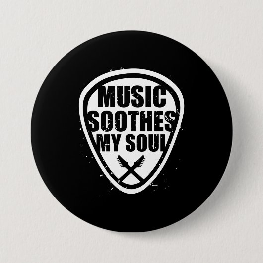 Musik beruhigt mein Soul Button (Vorderseite)