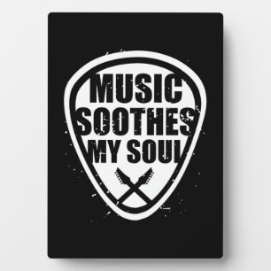 Musik beruhigt mein Soul Fotoplatte
