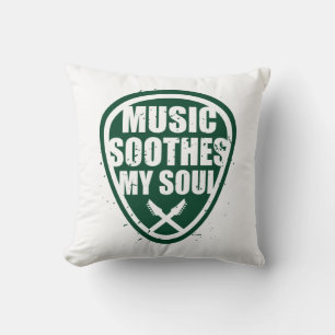 Musik beruhigt mein Soul Kissen