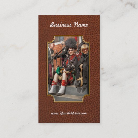 Musik - Beutel Pipes - Somerville, NJ - Piper, Ruh Visitenkarte (Vorderseite)