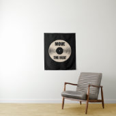 Musik bewegt den Beat Wandteppich (Beispiel)