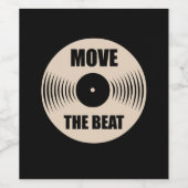 Musik bewegt den Sieg Weinetikett (Einzelnes Label)