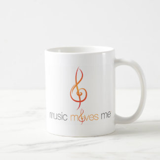 Musik bewegt Me™ doppelseitige Logo-Tasse Kaffeetasse