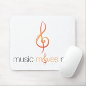 Musik bewegt Me™ Mausunterlage Mousepad (Mit Mouse)