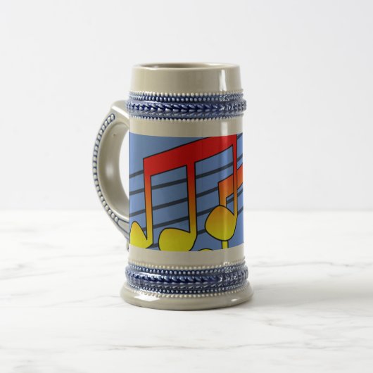 Musik Bierglas (Vorderseite Links)