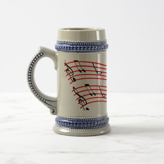 Musik  bierglas (Links)