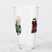 Musik-Bild-Logo mit Instrumenten, Glas (Links)