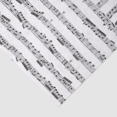 Musik-Blatt-Gewebe-Collage Seidenpapier (Detail)