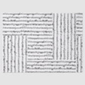 Musik-Blatt-Gewebe-Collage Seidenpapier (Vorderseite)