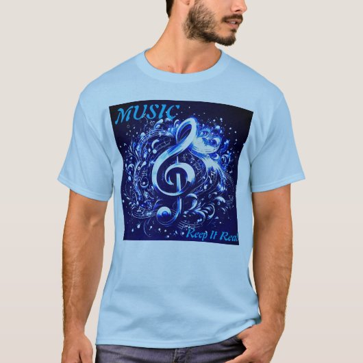 MUSIK - Bleib Echt  T-Shirt (Vorderseite)