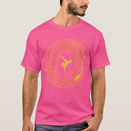 Musik Breakdance T-Shirt (Vorderseite)