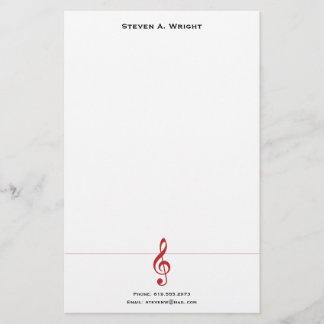 Musik Briefpapier