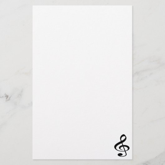 Musik Briefpapier (Vorderseite)