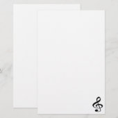 Musik Briefpapier (Vorne/Hinten)