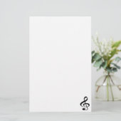 Musik Briefpapier (Stehend Vorderseite)