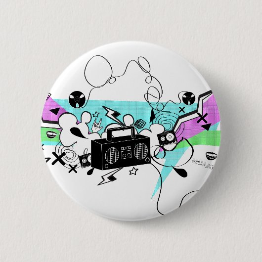 Musik Button (Vorderseite)