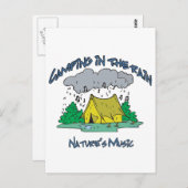 Musik CAMP-Natures Postkarte (Vorne/Hinten)