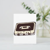 MUSIK CASSETE TAPE POSTKARTE (Stehend Vorderseite)